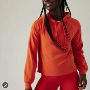 Athleta Larkspur Red Seasoft Hoodie